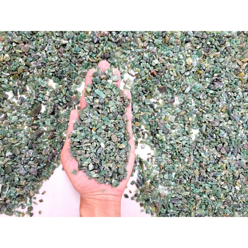 Tumbled Green Aventurine Crystal Chips Bulk