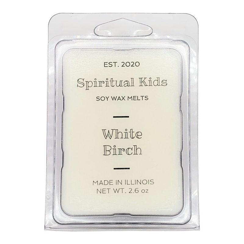 White Birch Soy Wax Melts 2.6oz 6 Cubes Hand Poured with Fragrant/Essential Oils HIGHLY SCENTED | Woodsy Wax Melts | Birthday Gift