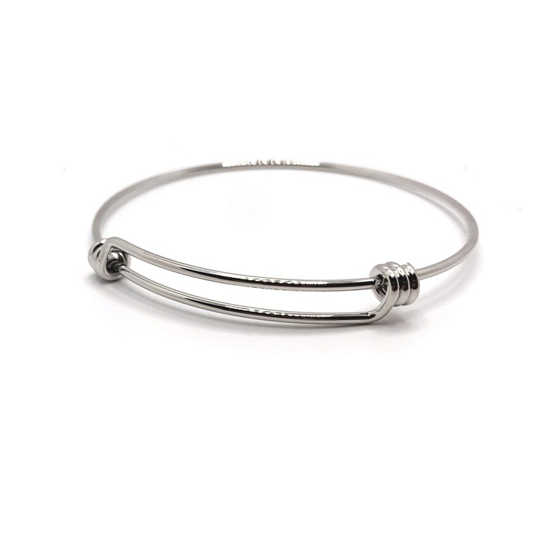 1, 4 or 20 Pieces: Adjustable Bangle Expandable Bracelet, 65 mm
