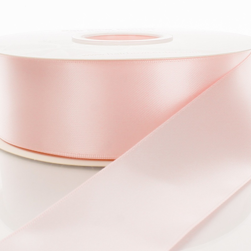 4″ Double Faced Satin Ribbon 115 Pink Blush 100yd