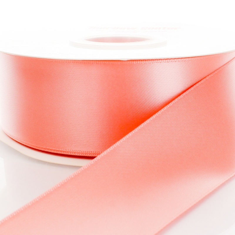 4″ Double Faced Satin Ribbon 238 Lt. Coral 100yd