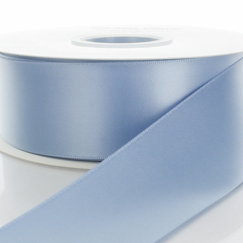4″ Double Faced Satin Ribbon 332 Smoky Blue 100yd