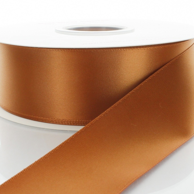 4″ Double Faced Satin Ribbon 785 Copper 100yd