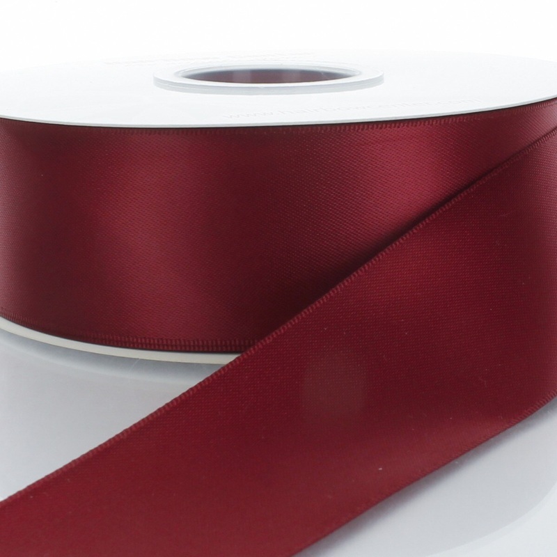 4″ Double Faced Satin Ribbon 789 Maroon 100yd