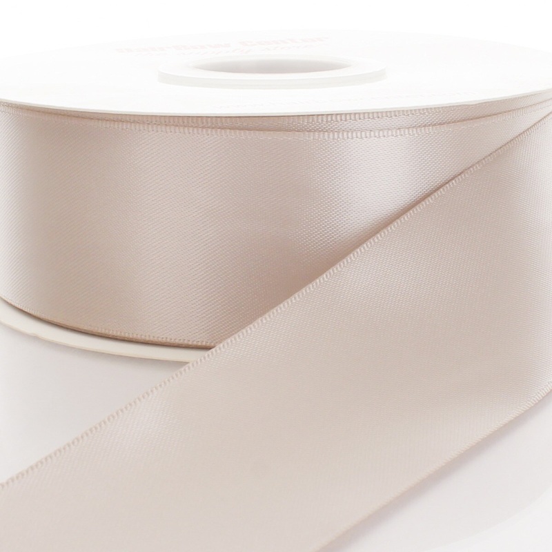 4″ Double Faced Satin Ribbon 823 Taupe 100yd