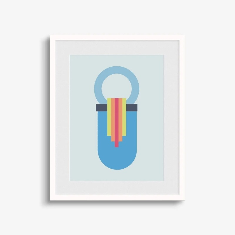 Geo Deco Art Print