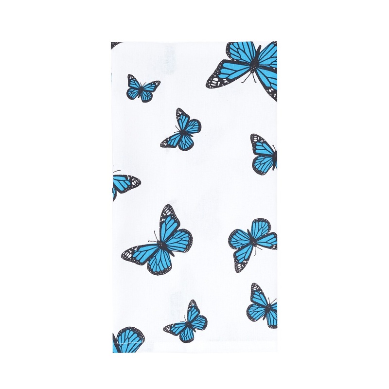 Blue Butterfly Kitchen Towel