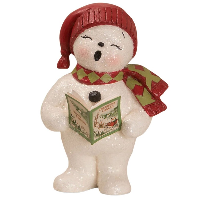 Christmas Caroling Snowman 4.75″