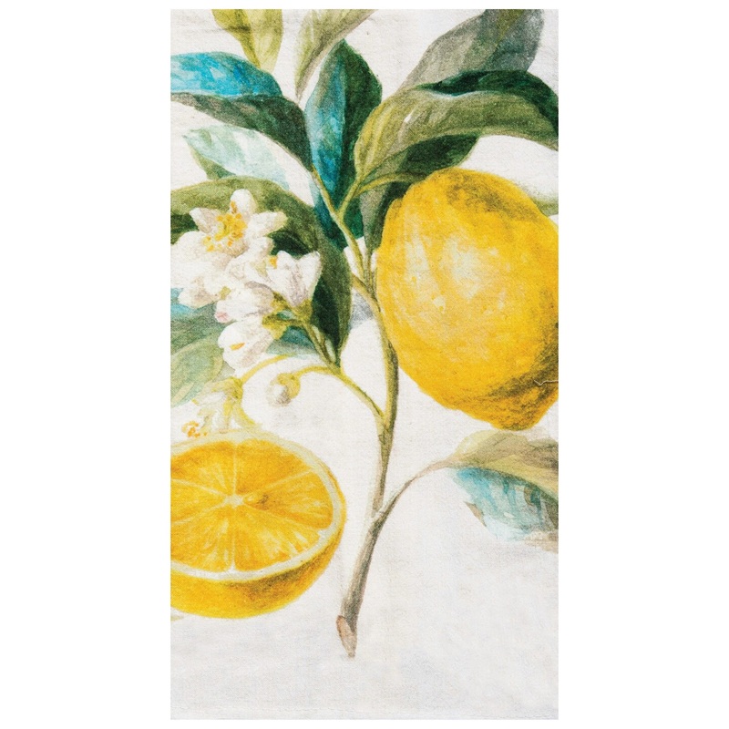 Citrus Stripe Cotton Printed Flour Sack Kitchen Towel