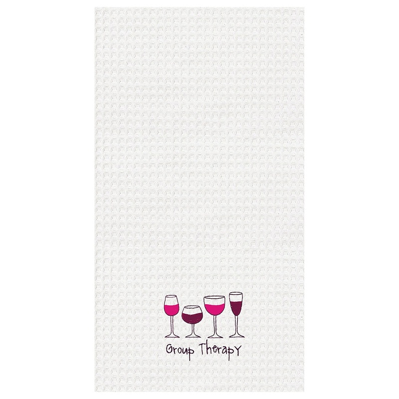 Group Therapy Waffle Weave Cotton Kitchen Towel