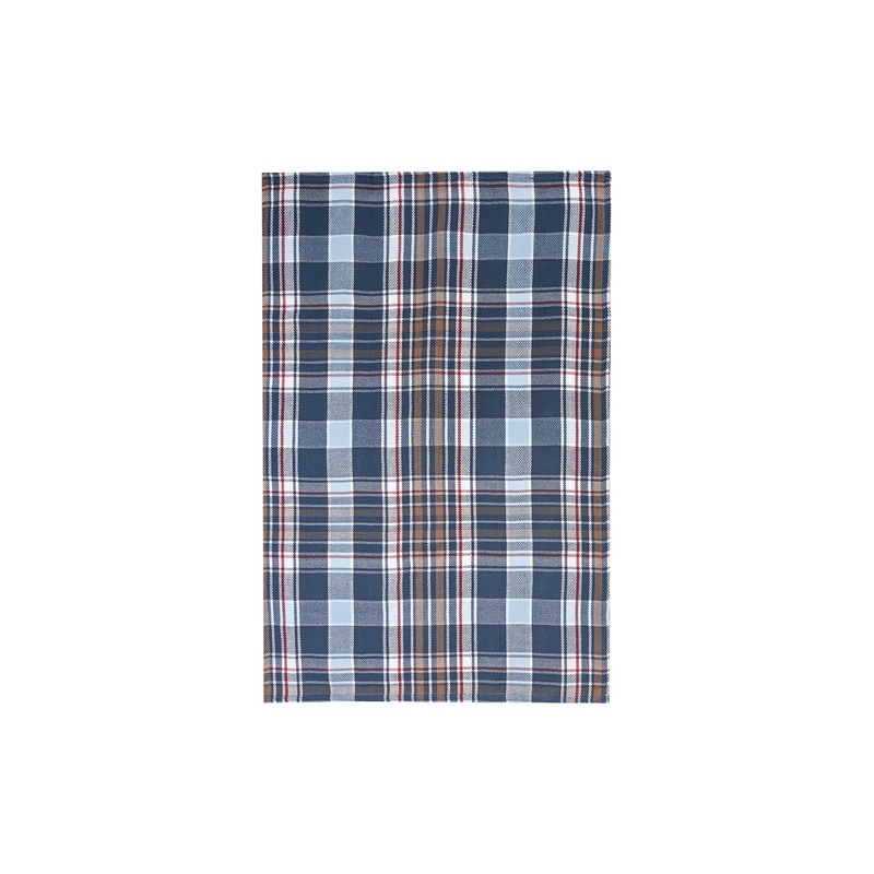 Lawson Lake Plaid Woven Kitchen Towel
