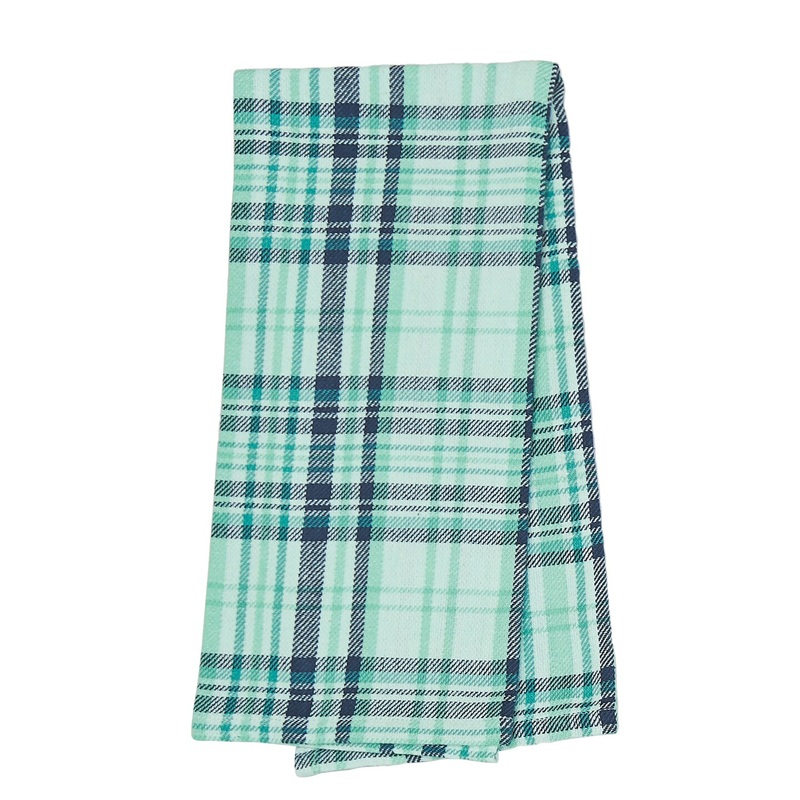 McKinley Plaid Woven Cotton Kitchen Towel