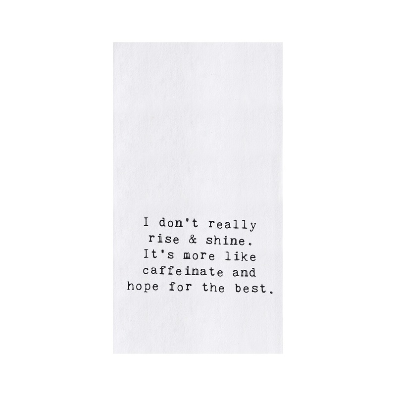 Rise & Shine Printed Kitchen Towel