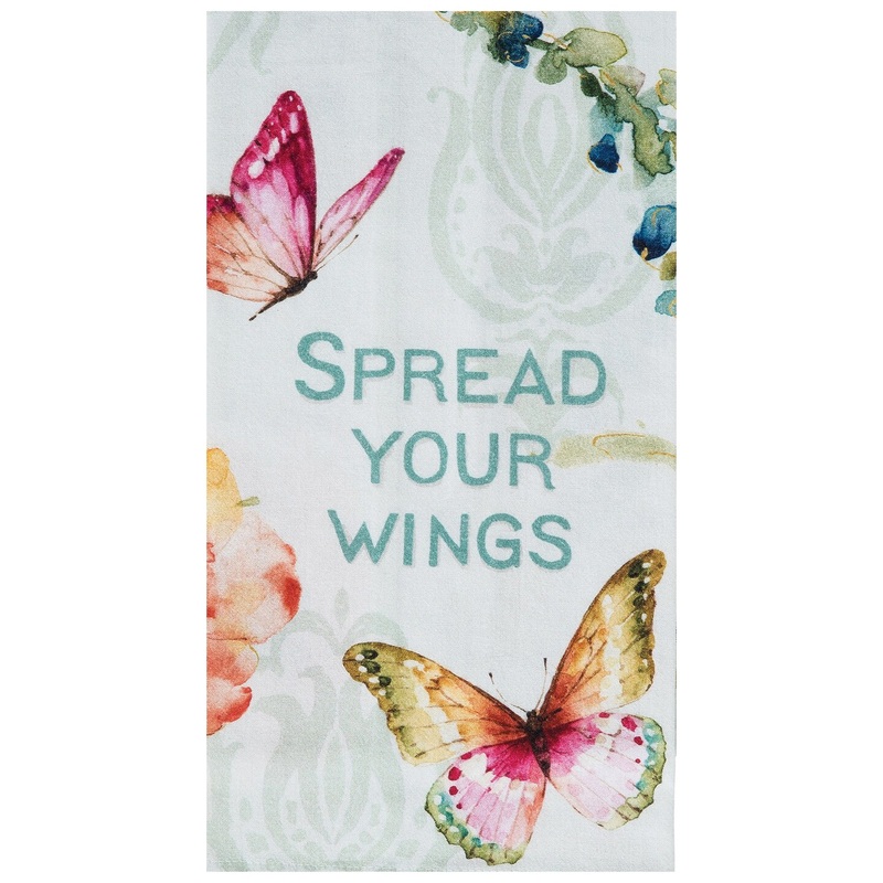 Spread your wings Printed Cotton Flour Sack Kitchen Towel