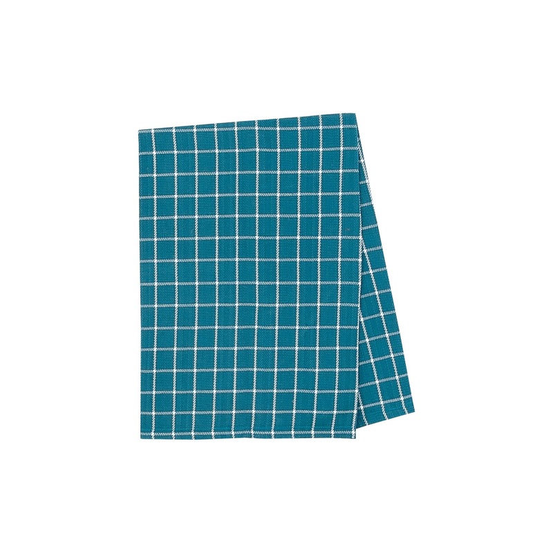 Windowpane Cotton Kitchen Towel