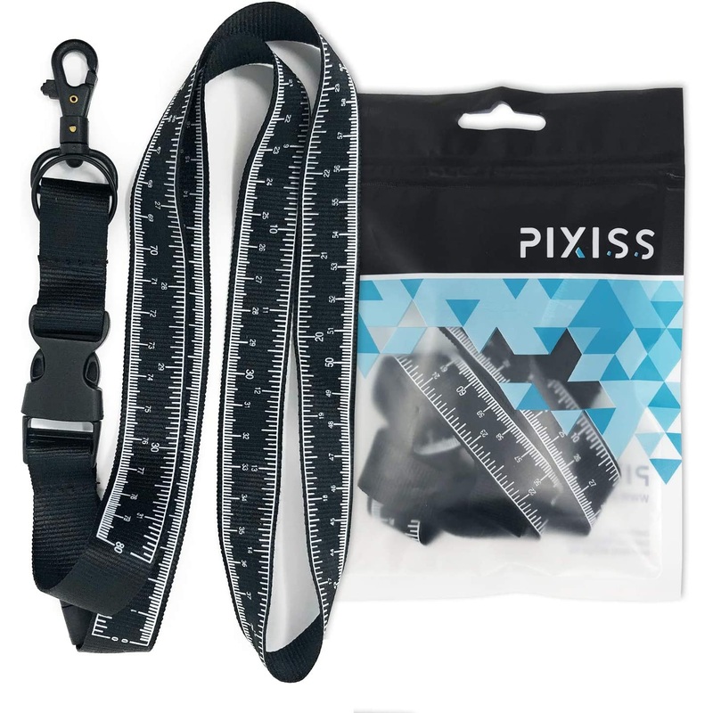 Pixiss Lanyard Tape Measure Identity ID Card Holder and Badge Holder