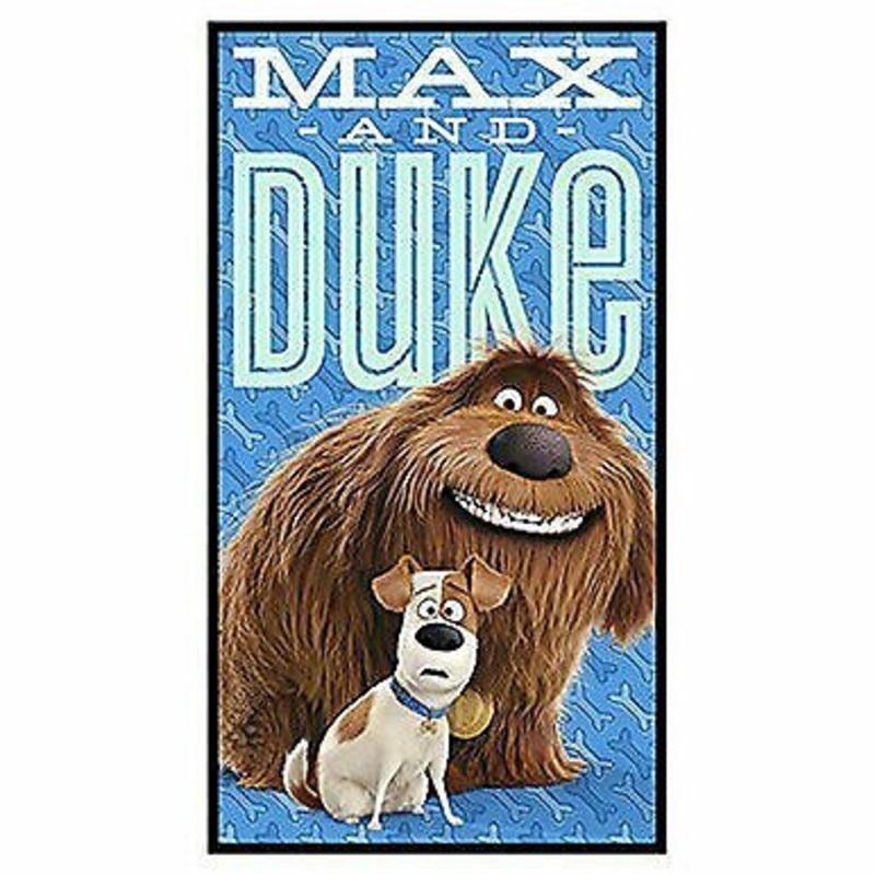 Secret Life of Pets Max and Duke Panel Cotton Fabric by Quilting Treasures