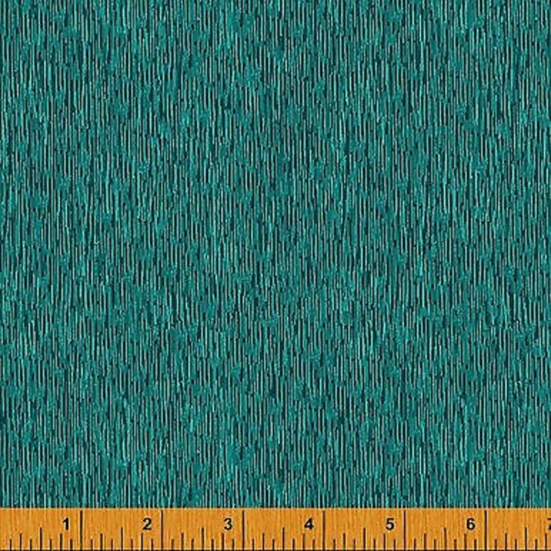 Teal Tonal ALFIE by Este MacLeod Collection Cotton Fabric by Windham Fabrics