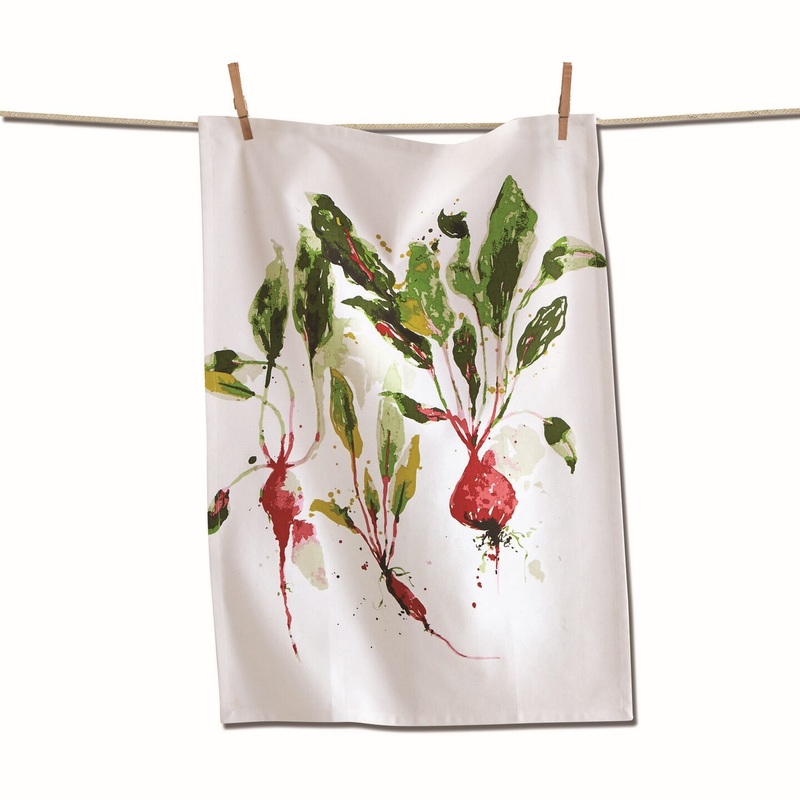 Garden Radish Dishtowel