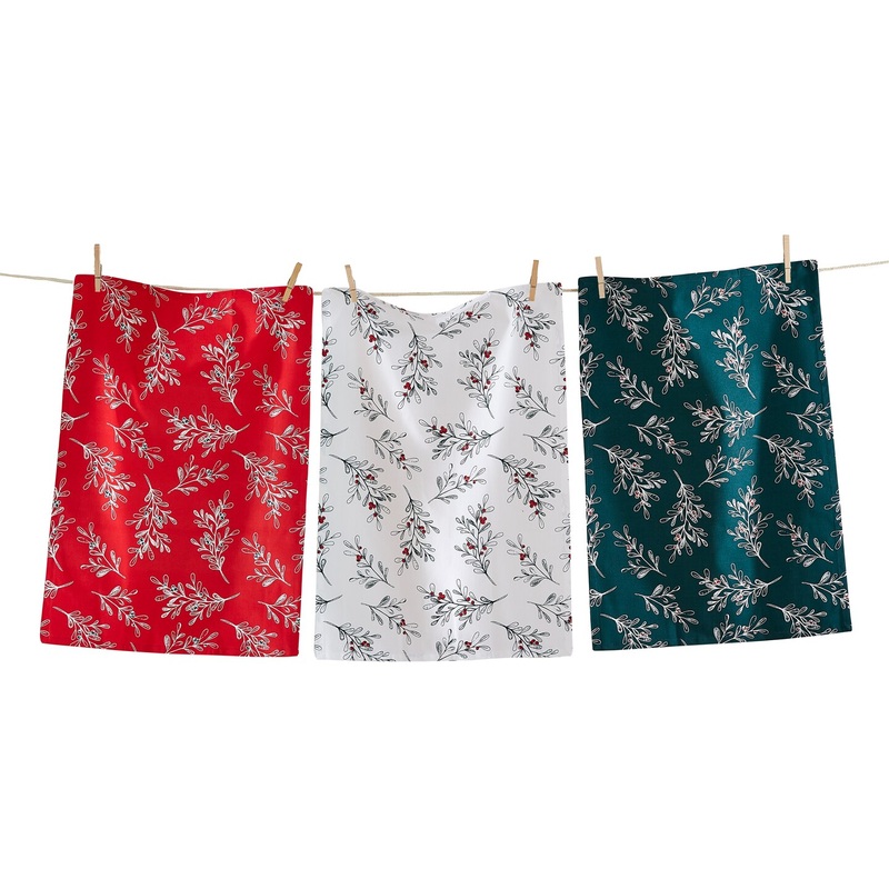 Sprig Dishtowel Set of 3