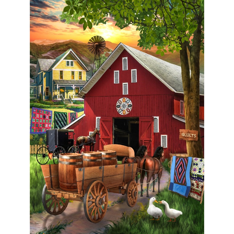 Sunsout Amish Paradise 300 pc   Jigsaw Puzzle 29736