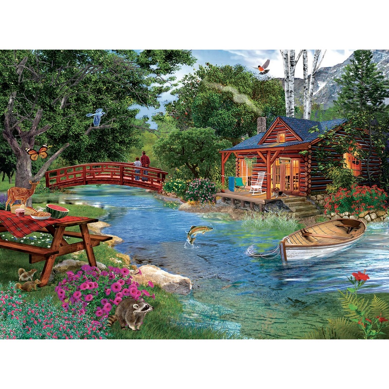 Sunsout Afternoon fishing 1000 pc   Jigsaw Puzzle 31565