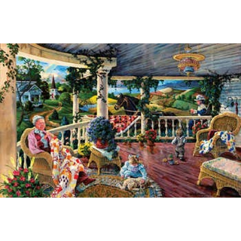Sunsout Afternoon with Grandma 1000 pc  Mothers Day Jigsaw Puzzle 56018
