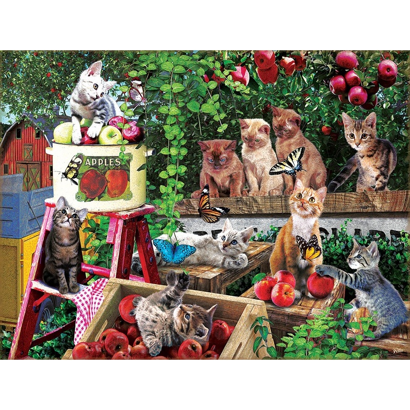 Sunsout Apple Harvest 500 pc   Jigsaw Puzzle 42284