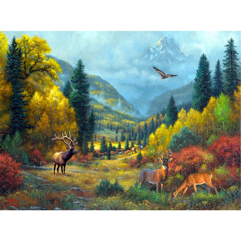 Sunsout Autumn Calls 1000 pc   Jigsaw Puzzle 53140