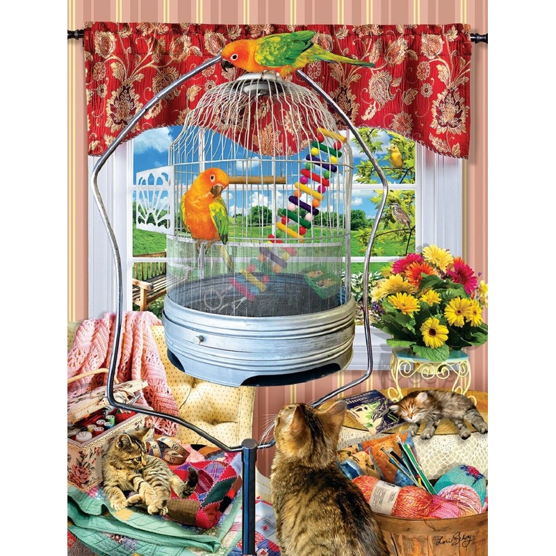 Sunsout Bird Cage pc 1000 pc   Jigsaw Puzzle 35072