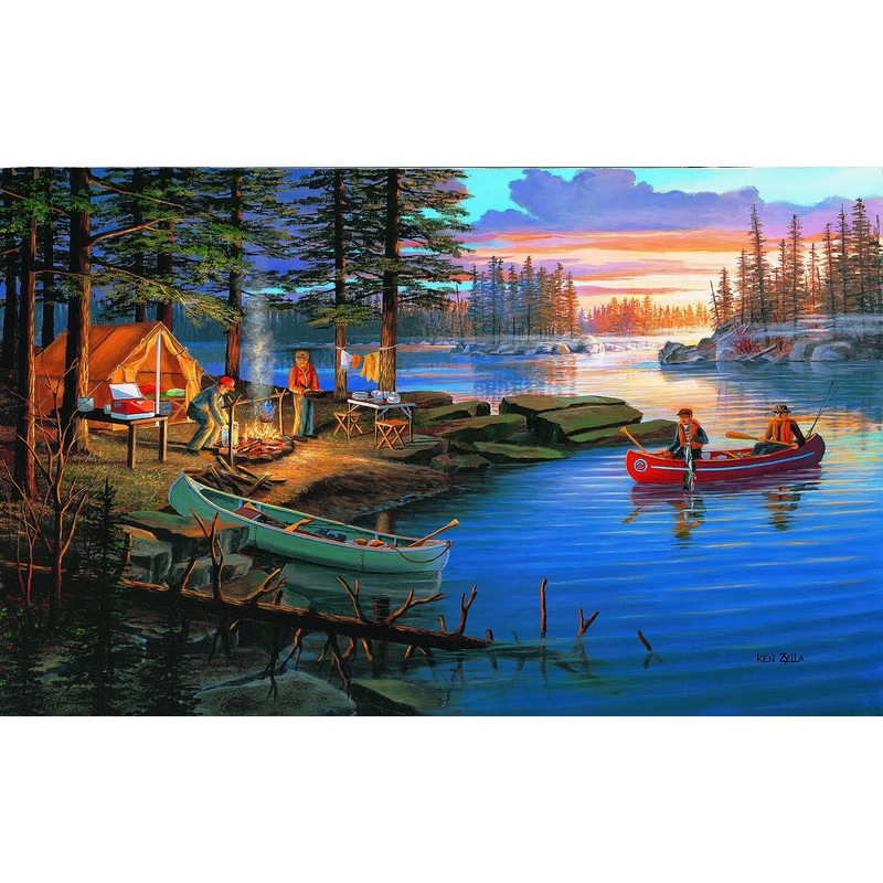 Sunsout Campfire Memories 300 pc   Jigsaw Puzzle 39954
