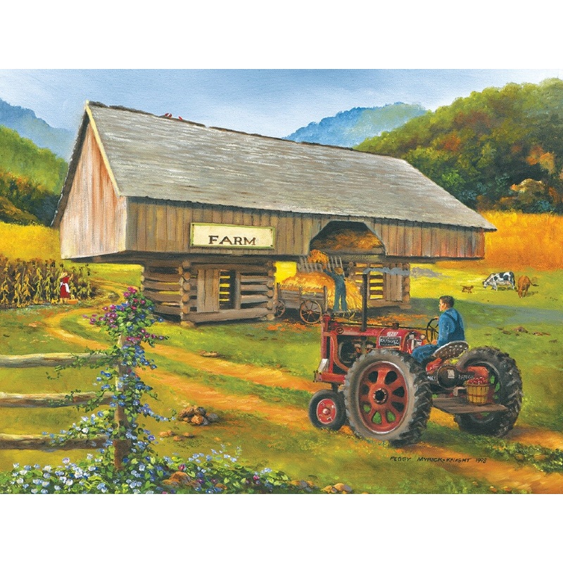 Sunsout Cantilever Barn 300 pc   Jigsaw Puzzle 22157