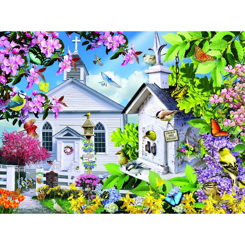 Sunsout Time for Church 1000 pc   Jigsaw Puzzle 35038