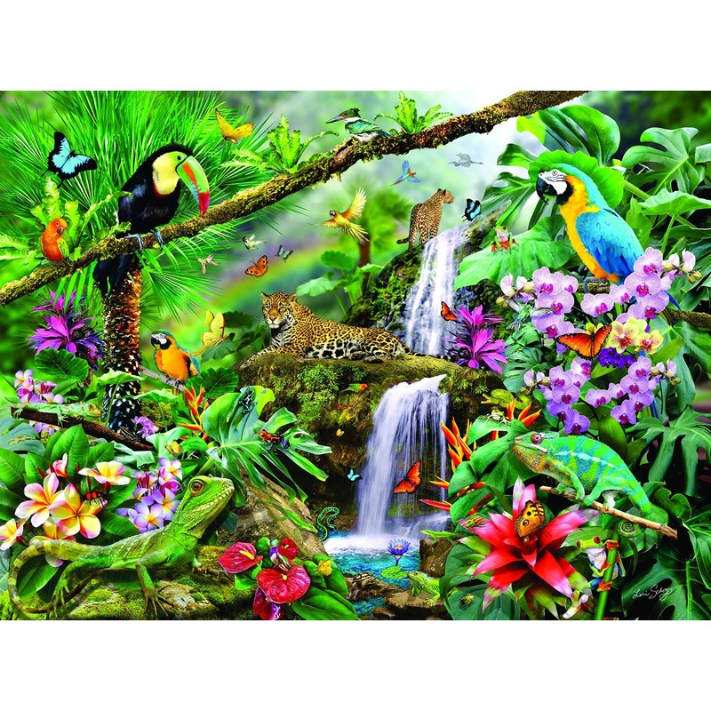 Sunsout Tropical Holiday 1000 pc   Jigsaw Puzzle 35098