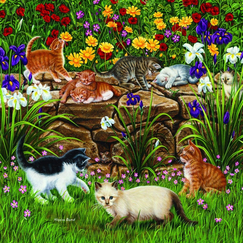 Sunsout Wall Flowers 500 pc   Jigsaw Puzzle 45851