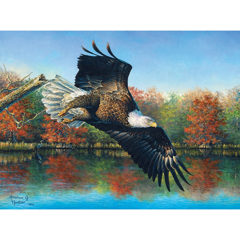 Sunsout Wetlands Eagle 1000 pc   Jigsaw Puzzle 69607