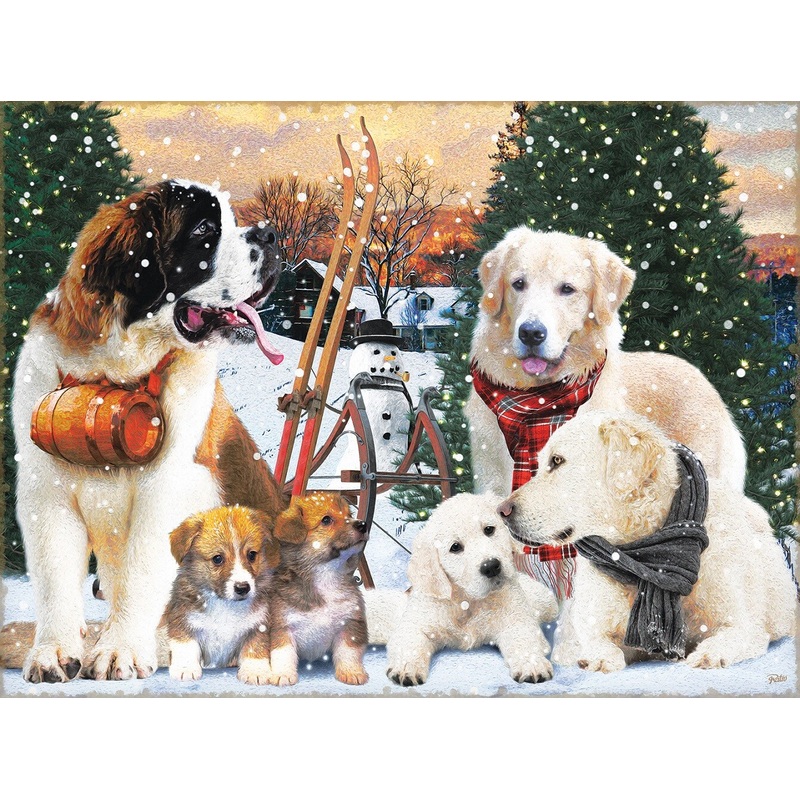 Sunsout Winter Sportsmen 300 pc   Jigsaw Puzzle 42265