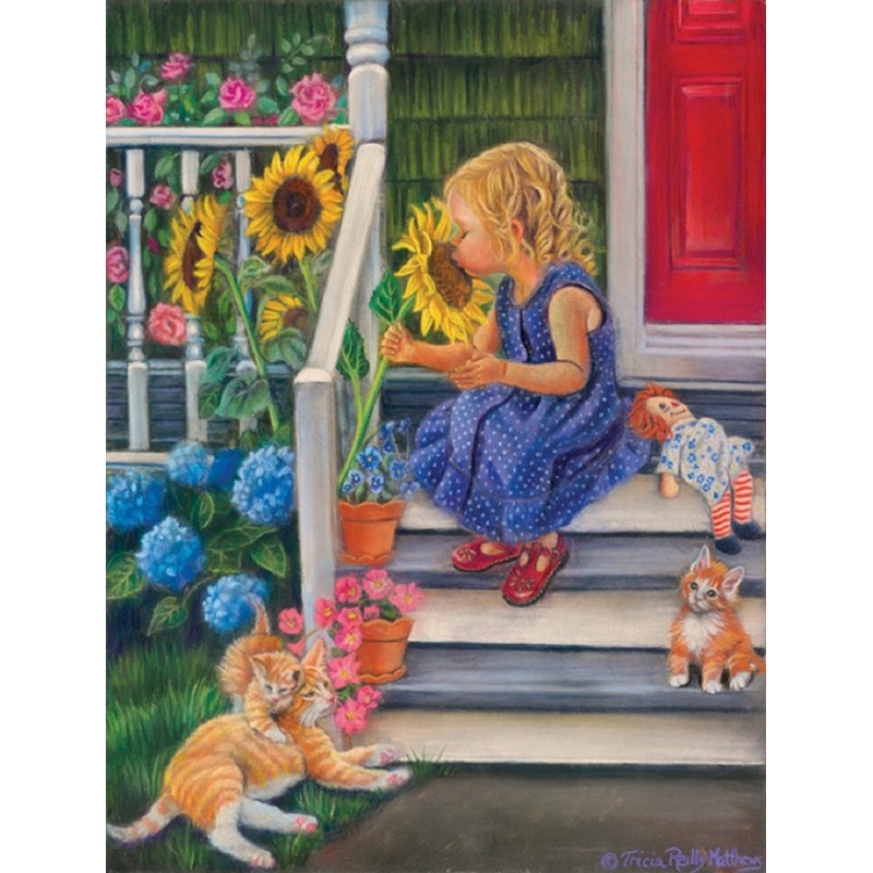 Sunsout A Summer Kiss 300 pc   Jigsaw Puzzle 35877