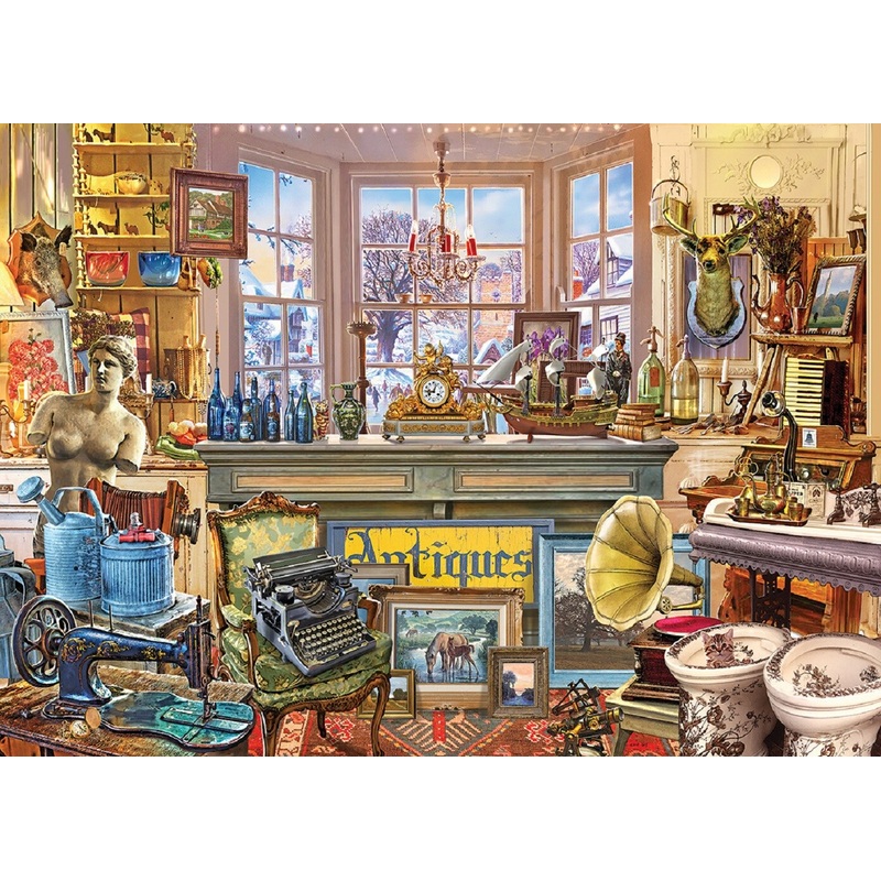 Sunsout Antique Shoppe 1000 pc   Jigsaw Puzzle 79011