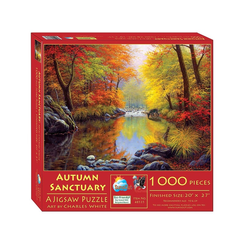 Sunsout Autumn Sanctuary 1000 pc   Jigsaw Puzzle 48535