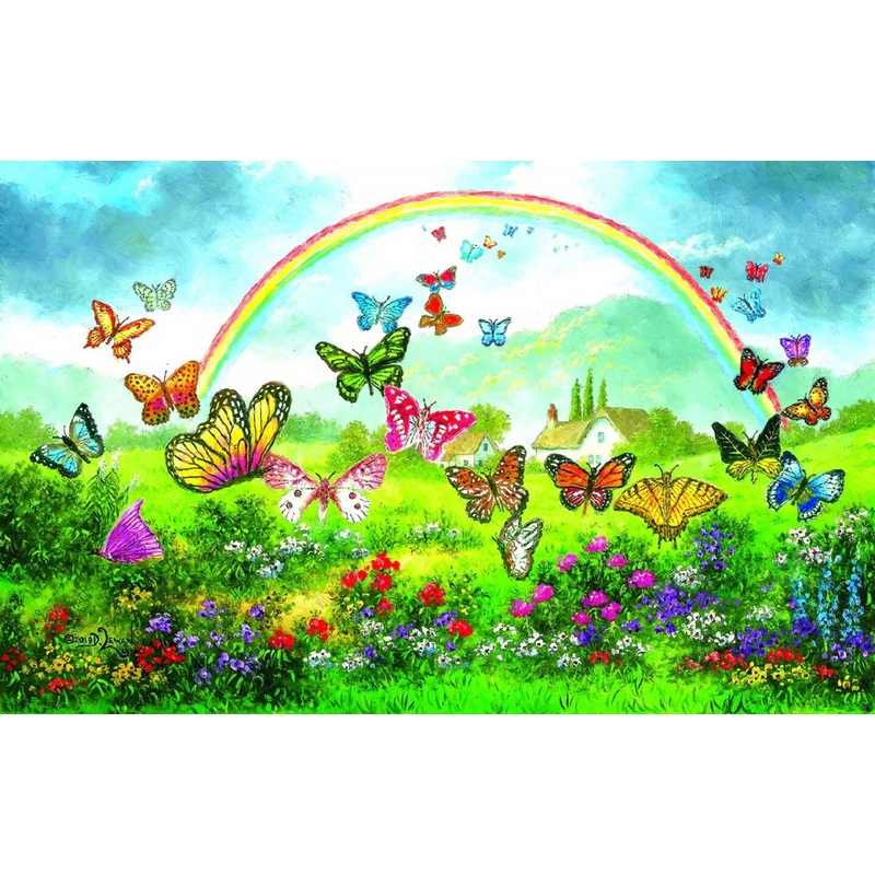 Sunsout Butterfly Holiday 550 pc   Jigsaw Puzzle 48317