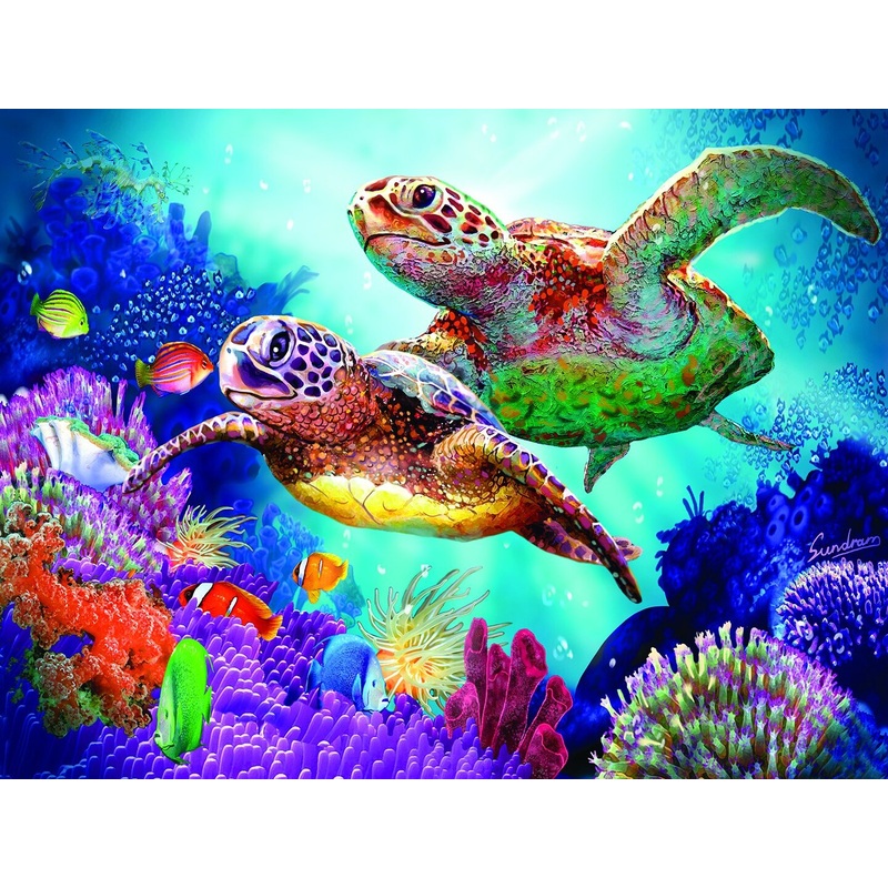 Sunsout Turtle Guardian 1000 pc   Jigsaw Puzzle 70930