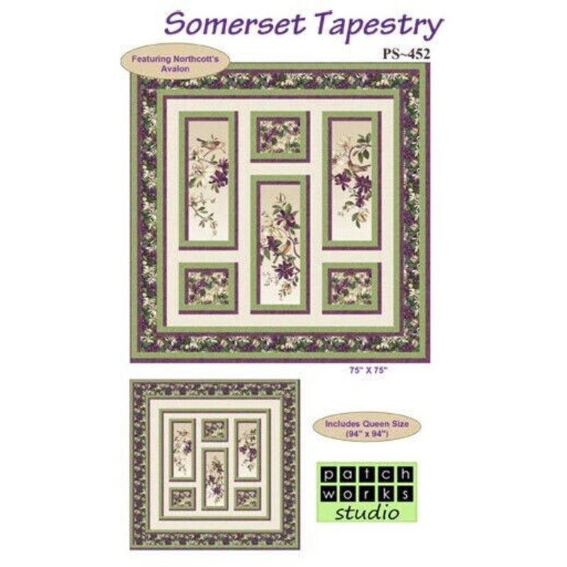 Somerset Tapestry Quilt Pattern by Patchworks Studio for Northcott