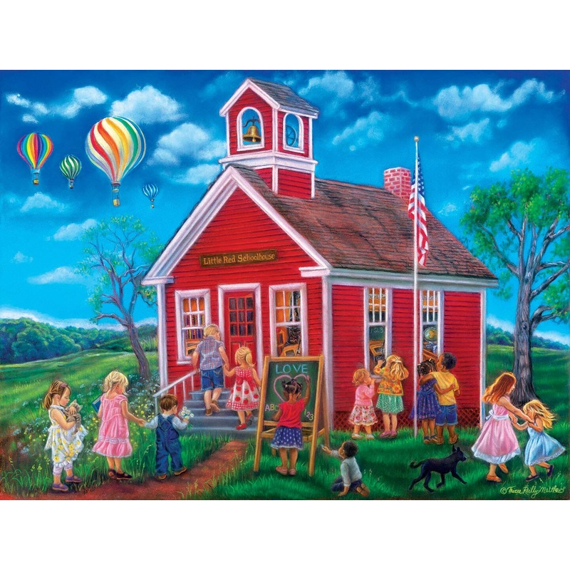Sunsout Time for School 300 pc   Jigsaw Puzzle 35974