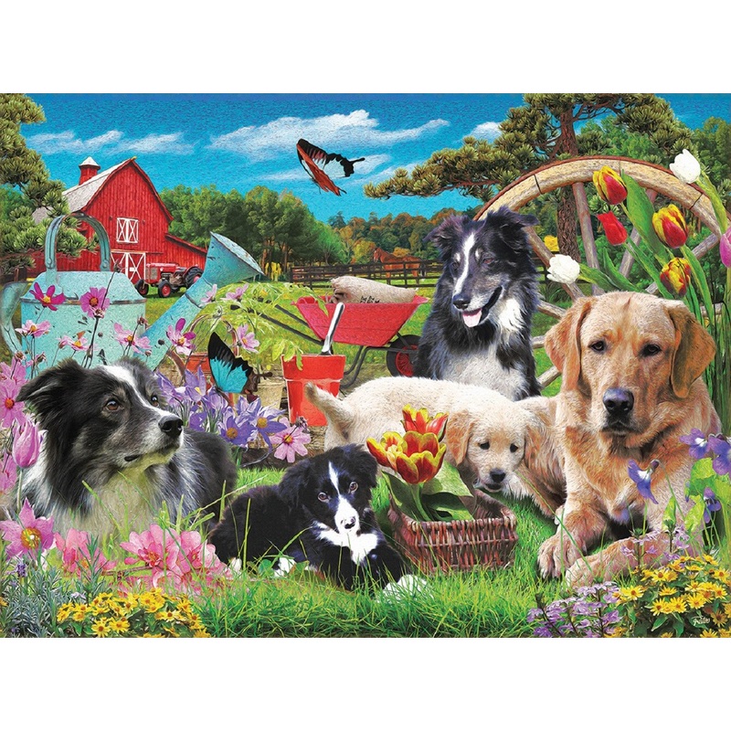 Sunsout Who has a green Thumb 500 pc   Jigsaw Puzzle 42263