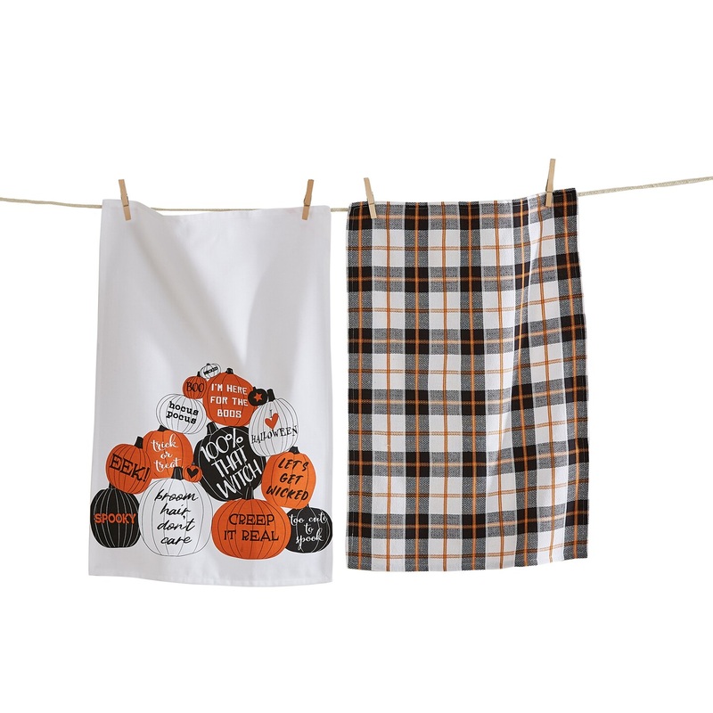 Trick Or Treat Dishtowel Set of 2