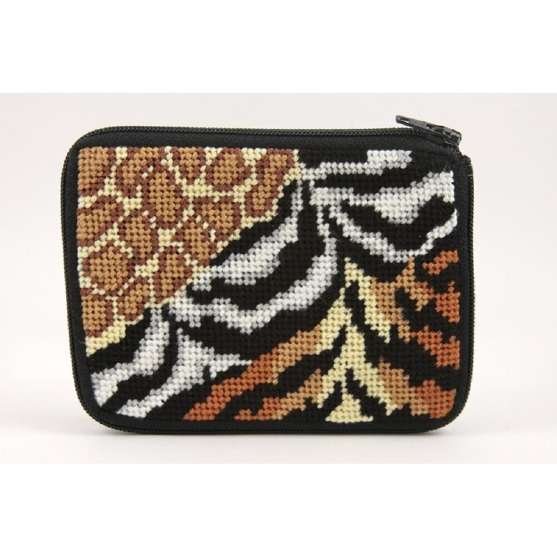 Alice Peterson Company Animal Skins Coin Purse Needlepoint Kit