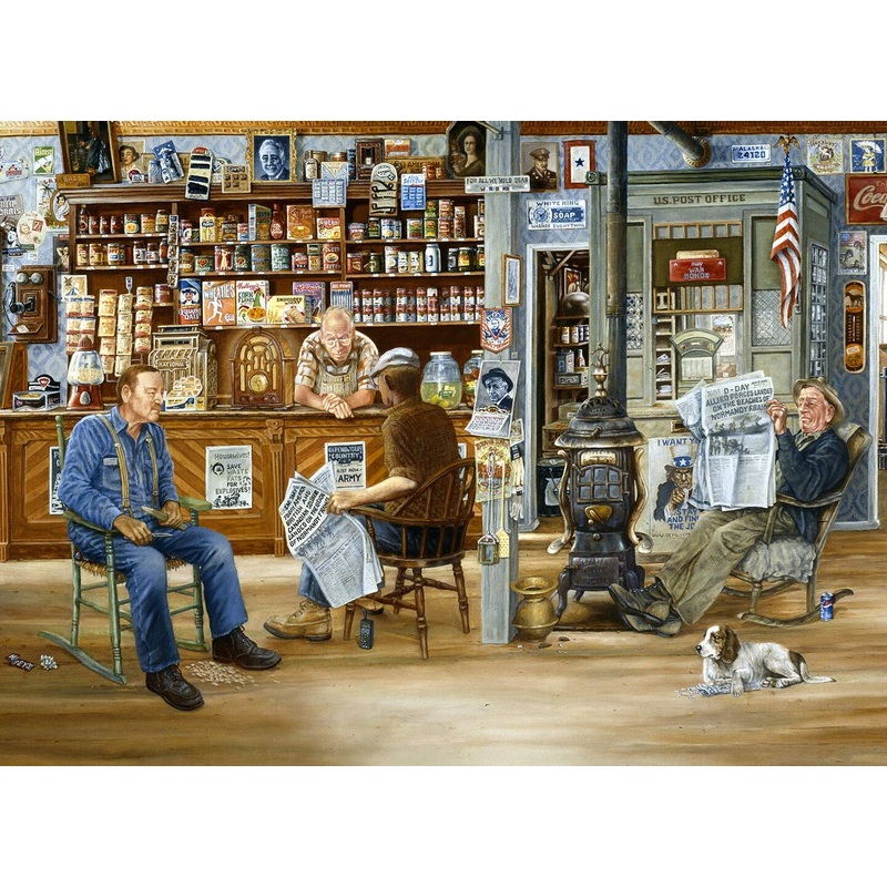 Sunsout A Day at the Shop 500 pc Large Pieces  Jigsaw Puzzle 25205