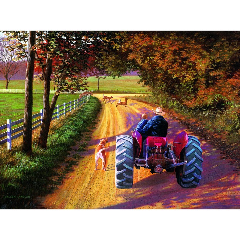 Sunsout A Ride Down Memory Lane 1000 pc   Jigsaw Puzzle 50161