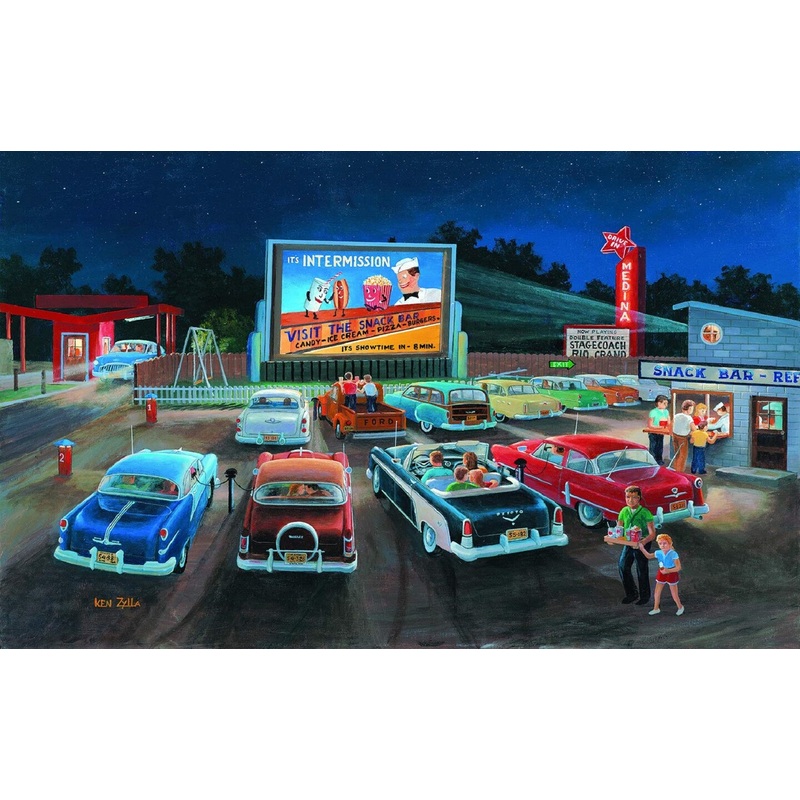 Sunsout At the Movies 300 pc   Jigsaw Puzzle 39908